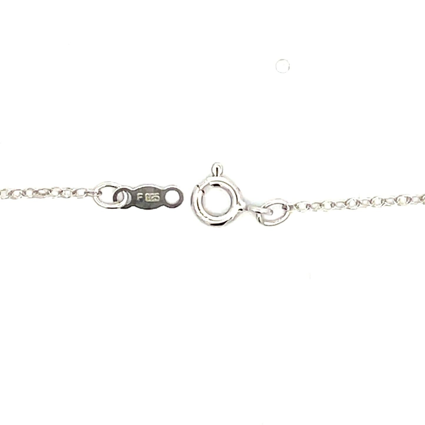 Elegant Sterling Silver Women's Chain Necklace