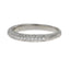 Bague de mariage en argent sterling et zircon cubique