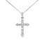 .30ct Diamond Cross Pendant in 14KT White Gold