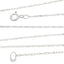 14KT White Gold Women's Chain Necklace