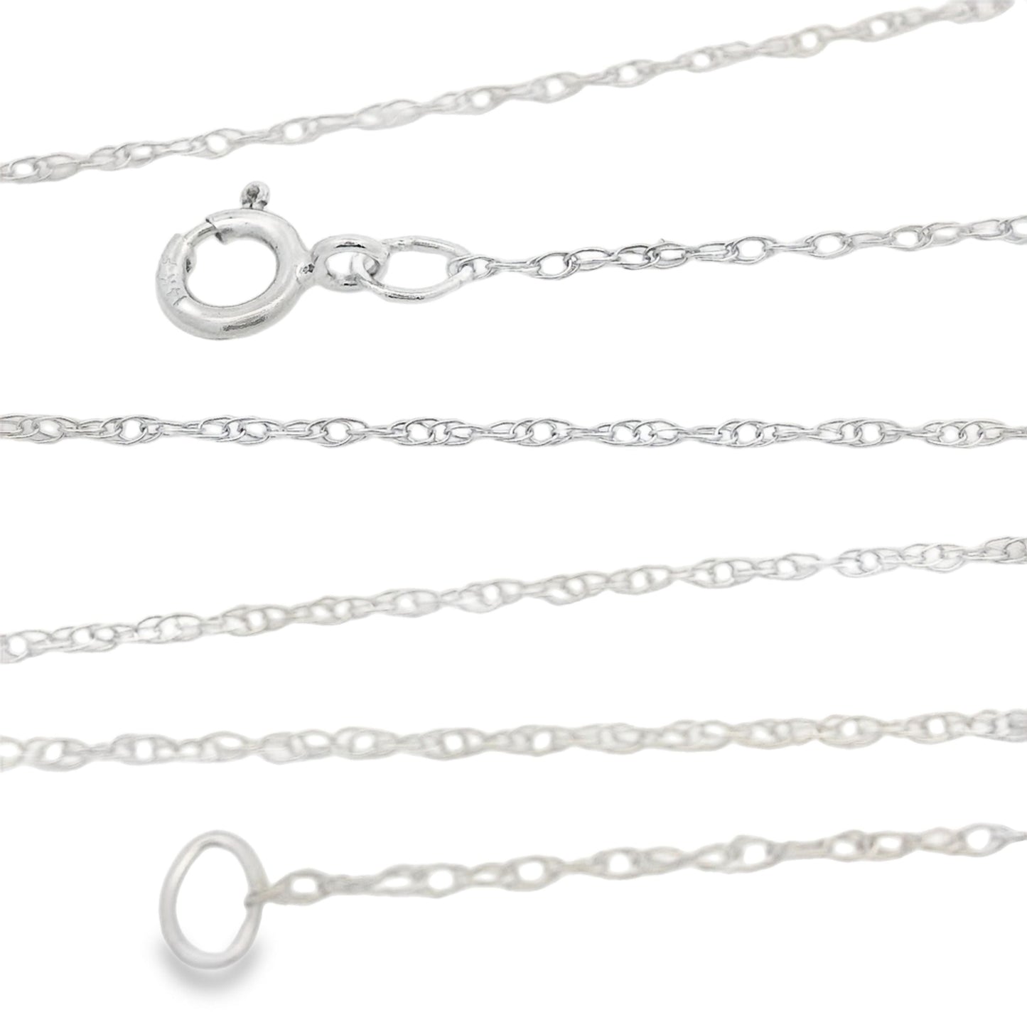 14KT White Gold Women's Chain Necklace