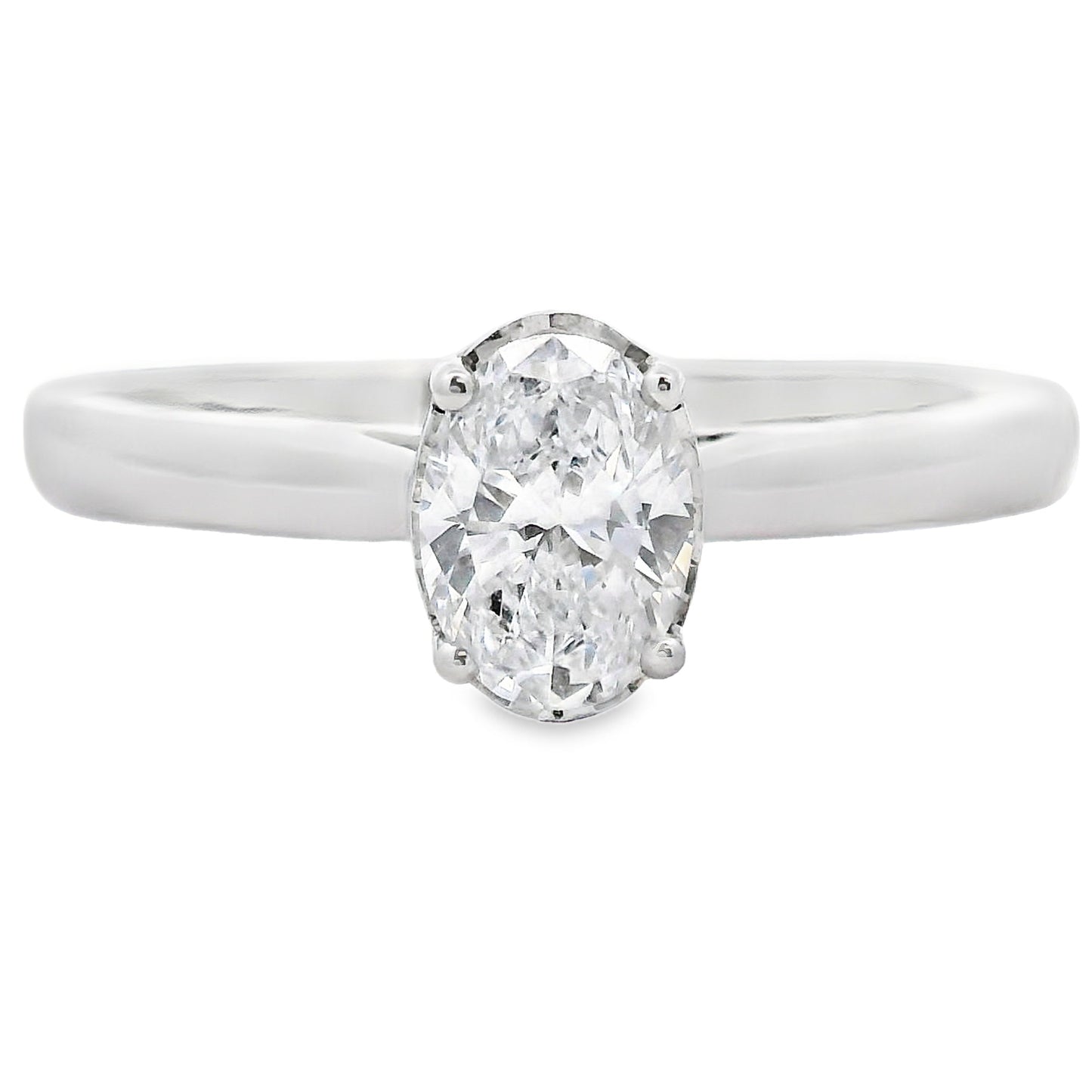 Genuine .50ct Lab Grown Diamond in 10KT White Gold