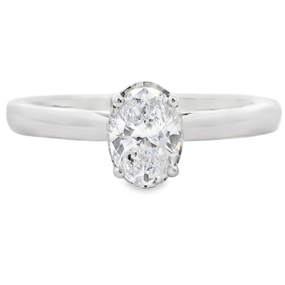 Genuine .50ct Lab Grown Diamond in 10KT White Gold