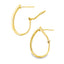 1.00ct Lab Grown Diamond Hoop Earrings in 14KT Yellow Gold