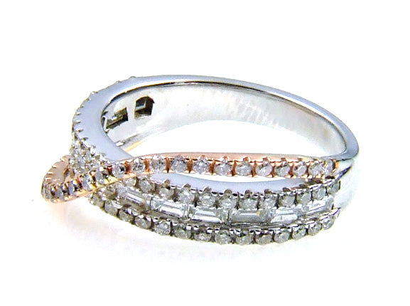Natural 1.00ct Diamond Ring in 14KT White Gold
