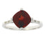 Bague en diamant garnet naturel de 1,25 ct en or blanc 10KT