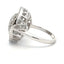 Bague en diamant véritable de 2,00 ct en or blanc 14KT