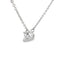 Colgante de Diamante Creado en Laboratorio de 0.50ct en Plata Esterlina