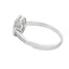 Anillo de Diamante de Zafiro Genuino de 0.67ct en Oro Blanco de 10KT