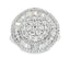Bague en diamant véritable de 2,00 ct en or blanc 14KT