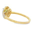 Natural 1.10ct Peridot Diamond Ring in 14KT Yellow Gold