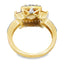 Anillo de Diamante de Citrino de 2.47ct en Oro Amarillo de 10KT