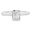 Diamante Natural de .50ct Creado en Laboratorio en Oro Blanco de 10KT