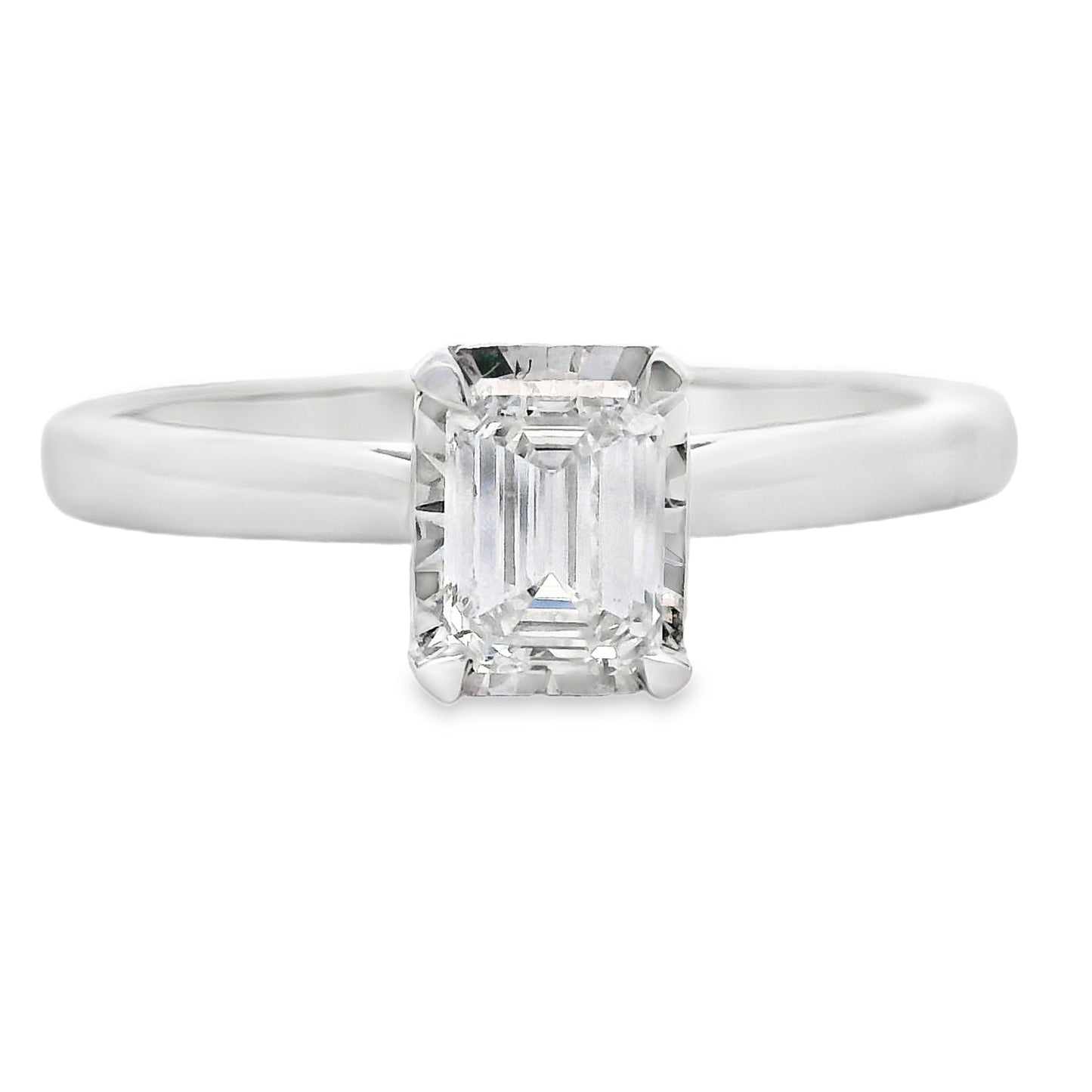 Diamante Natural de .50ct Creado en Laboratorio en Oro Blanco de 10KT