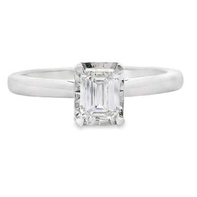 Natural .50ct Lab Grown Diamond in 10KT White Gold