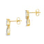 2.50ct Lab Grown Diamond Earrings in 14KT Yellow Gold