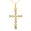 .50ct Diamond Cross Pendant in 14KT Yellow Gold