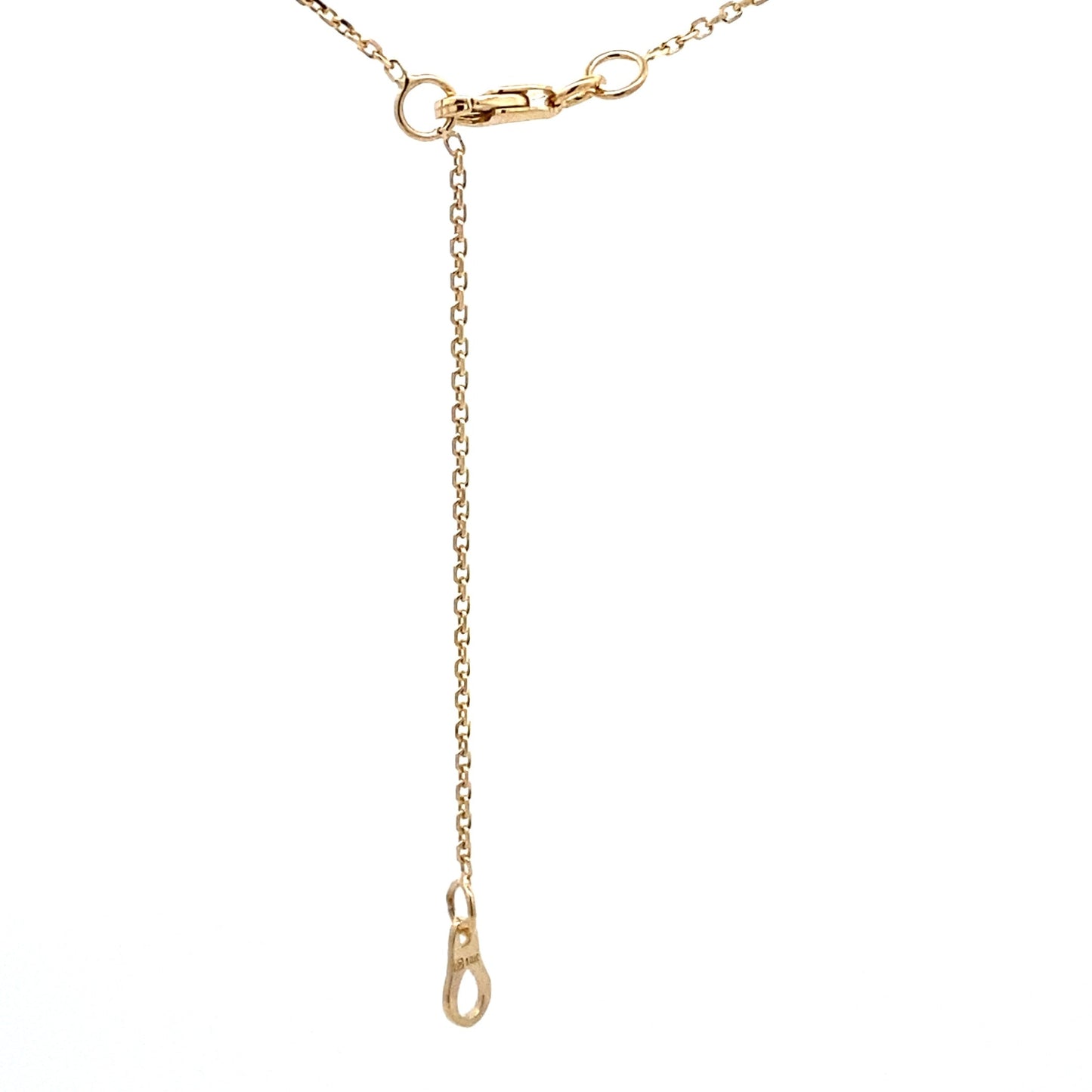 Pendentif de mode en diamant saphir en or jaune 10KT