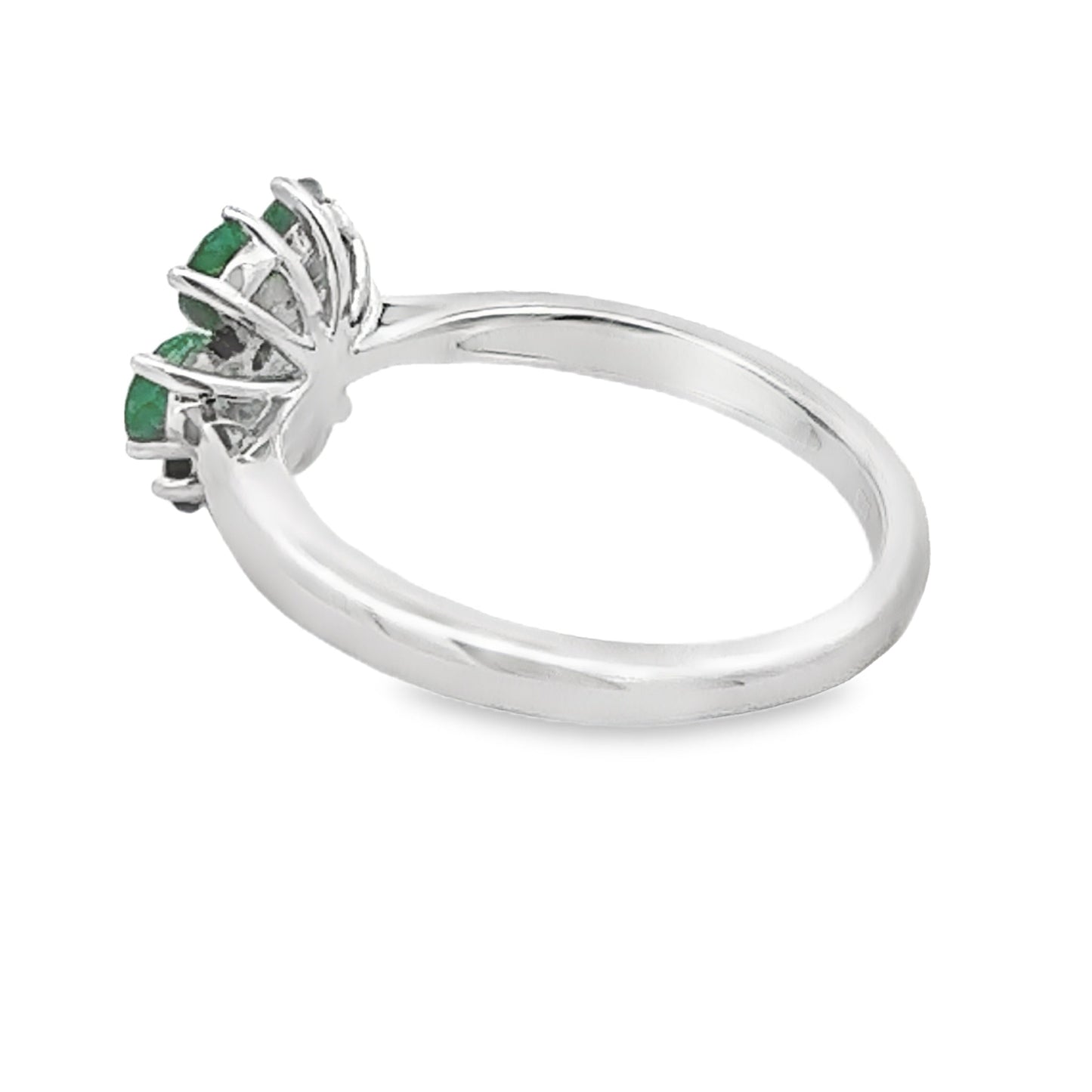 Bague en Zircon Émeraude 1,14 ct en Argent Sterling