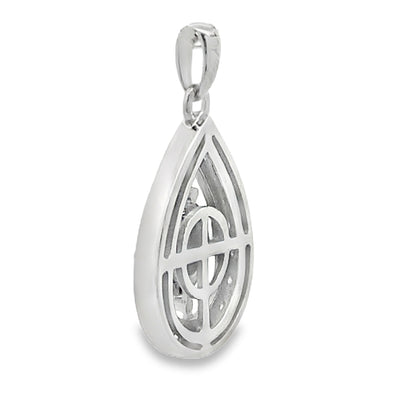 Genuine .25ct Diamond Pendant in 10KT White Gold