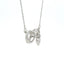 Elegant Natural Diamond Pendant in Sterling Silver