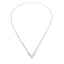 Natural 7.00ct Diamond Tennis Necklace in 14KT White Gold