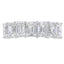 Bague de mode en diamant cultivé en laboratoire en or blanc 14KT
