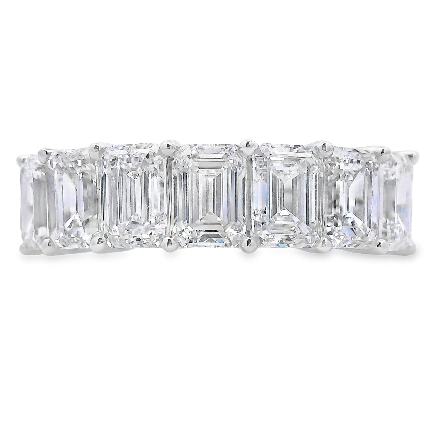 Bague de mode en diamant cultivé en laboratoire en or blanc 14KT