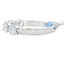 Lab Grown Diamond Wedding Band Ring in 14KT White Gold
