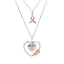 0.02ct Diamond Heart Love Pendant in Sterling Silver
