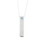 Natural Blue Topaz Fashion Pendant in Sterling Silver