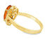 Genuine 2.93ct Citrine Diamond Ring in 14KT Yellow Gold