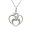 .10ct Diamond Heart Pendant in Sterling Silver
