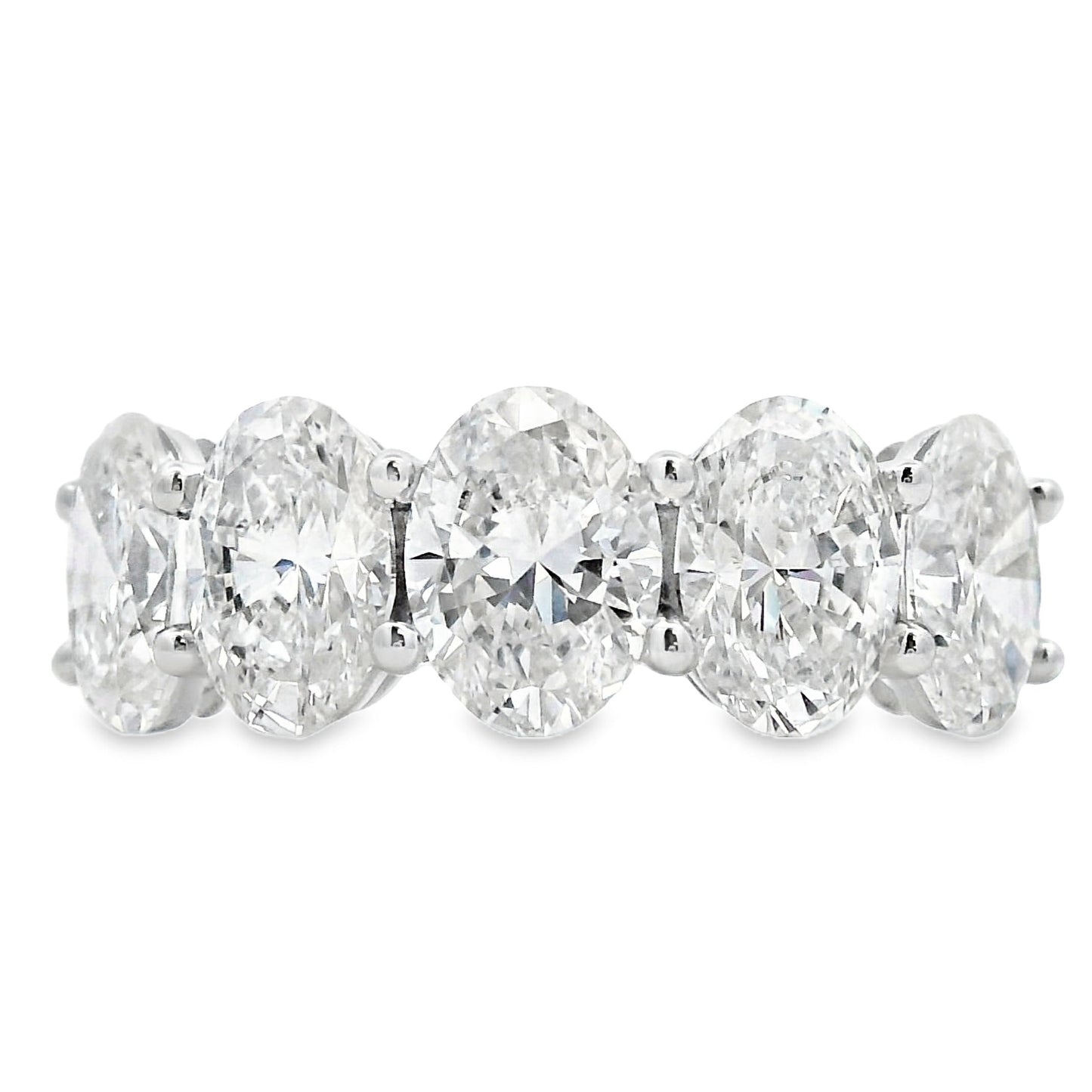 Bague de mariage en diamant cultivé en laboratoire en or blanc 10KT