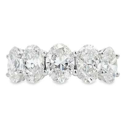 Bague de mariage en diamant cultivé en laboratoire en or blanc 10KT