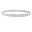 Bracelet de tennis en moissanite de 12,50 ct en argent sterling
