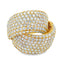 Bague en diamant véritable de 5,65 ct en or jaune 18KT