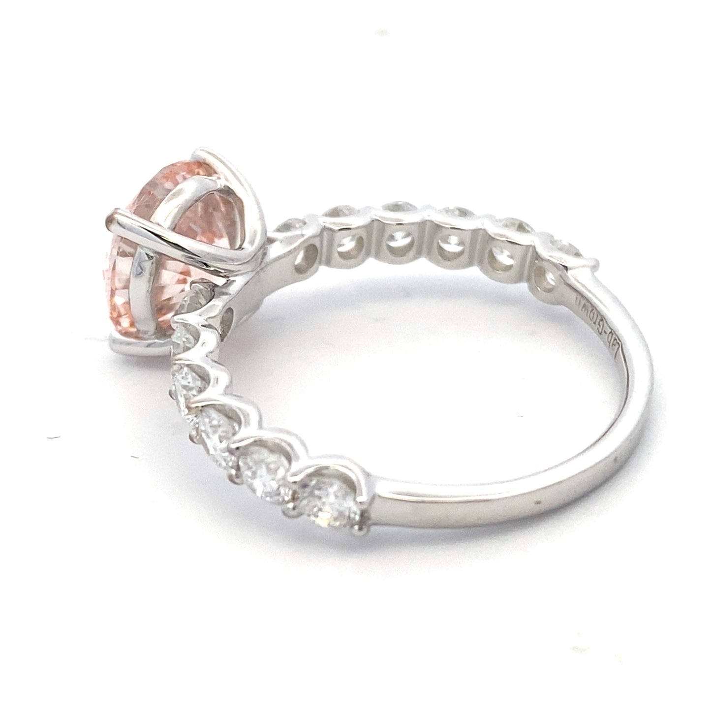 3.50ct Lab Grown Diamond Engagement Ring in 14KT White Gold