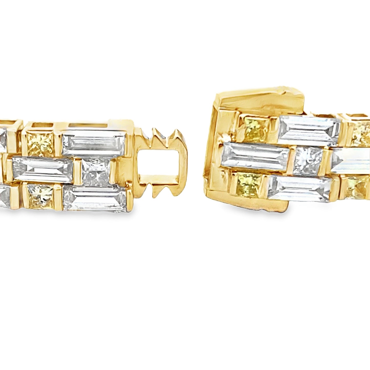 Lab Grown Diamond Tennis Bracelet in 14KT Yellow Gold