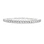 Genuine .13ct Diamond Wedding Band Ring in 10KT White Gold