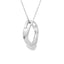 Colgante de Moda de Diamante Genuino en Plata de Ley