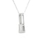 .06ct Zircon Diamond Pendant in 10KT White Gold