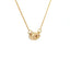 .14ct Pendentif en Rubis et Diamant en Or Jaune 14KT