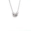 .14ct Sapphire Diamond Pendant in 14KT White Gold