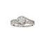 Genuine 0.50ct Diamond Engagement Ring in 10KT White Gold