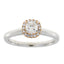 Genuine .62ct Diamond Engagement Ring in 14KT Two-Tone Gold