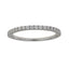Anillo de Boda de Circonita en Plata de Ley