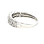 Anillo de boda de diamante natural de 0.50 ct en oro blanco de 14 quilates
