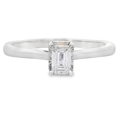 Diamant de laboratoire de 0,25 ct en or blanc 10KT