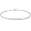 Lab Grown Diamond Tennis Bracelet in 10KT White Gold